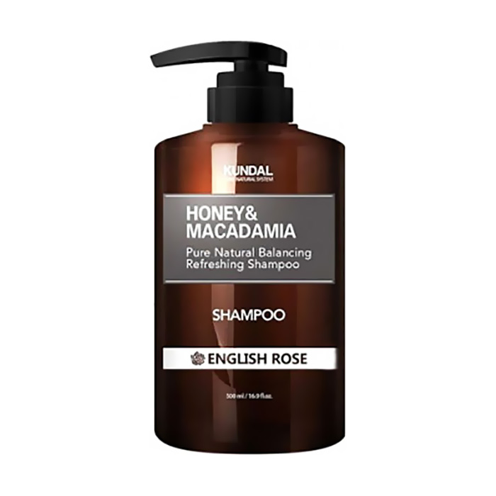 Безсульфатний шампунь для волосся Kundal Honey &amp; Macadamia English Rose Shampoo Англійська троянда, 500 мл