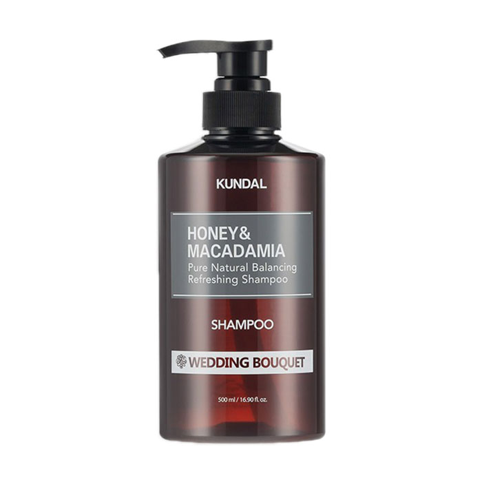 Безсульфатний шампунь для волосся Kundal Pure Natural System Honey&amp;Macadamia Shampoo Мед та макадамія, аромат Wedding Bouquet, 500 мл