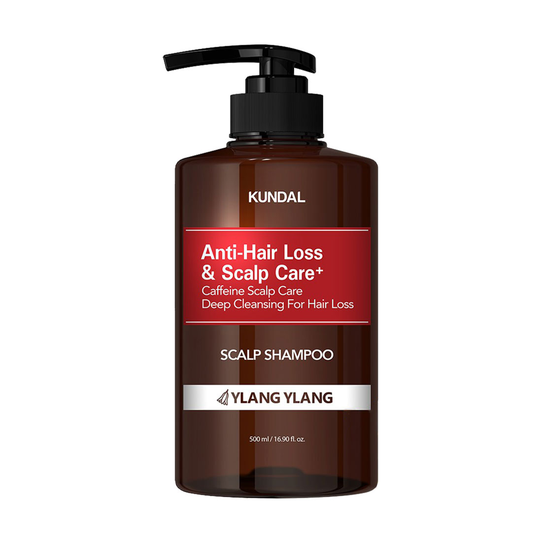 Безсульфатний шампунь для волосся Kundal Pure Natural System Anti-Hair Loss&amp;Scalp Care Scalp Shampoo аромат Ylang Ylang, 500 мл